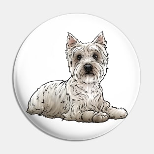 West Highland Terrier Dog Westie Pin