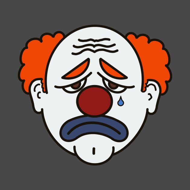 Sad clown by 752 Designs