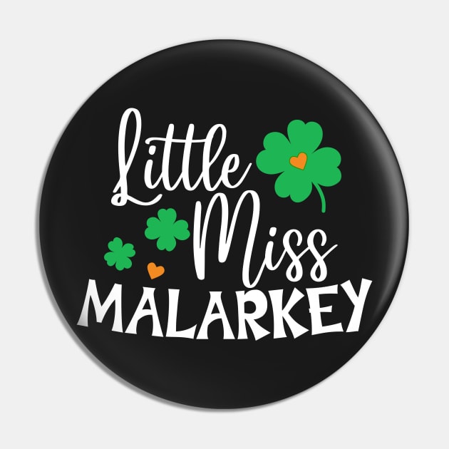 Little Miss Malarkey Irish St. Patrick's Day Pin by CeeGunn