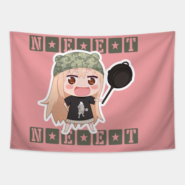 Umaru-chan nug soldier Tapestry by the-Bebop