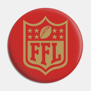 Fantasy Football - 49ers Gold Pin