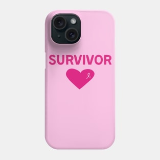 Breast Cancer Survivor Gift Pink Ribbon Awareness Gifts Phone Case