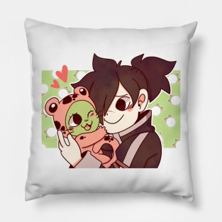 Rogue and Frosch Pillow