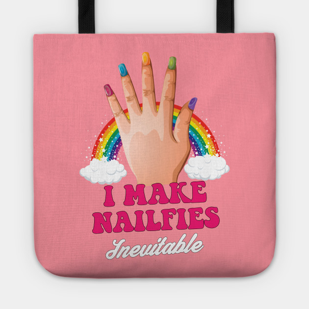 Nail Technician Nailfies Cartoon Art Nail Technician Sac