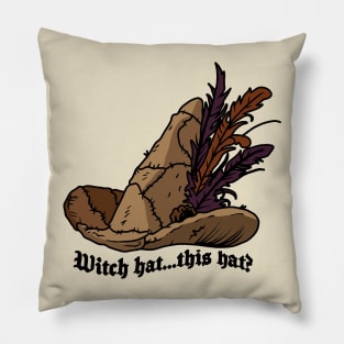 Laszlo's witch skin hat Pillow