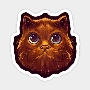 Bigfloof, Kryptid Kitty, Bigfoot Cryptid Cat Magnet