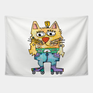 Robocat Tapestry