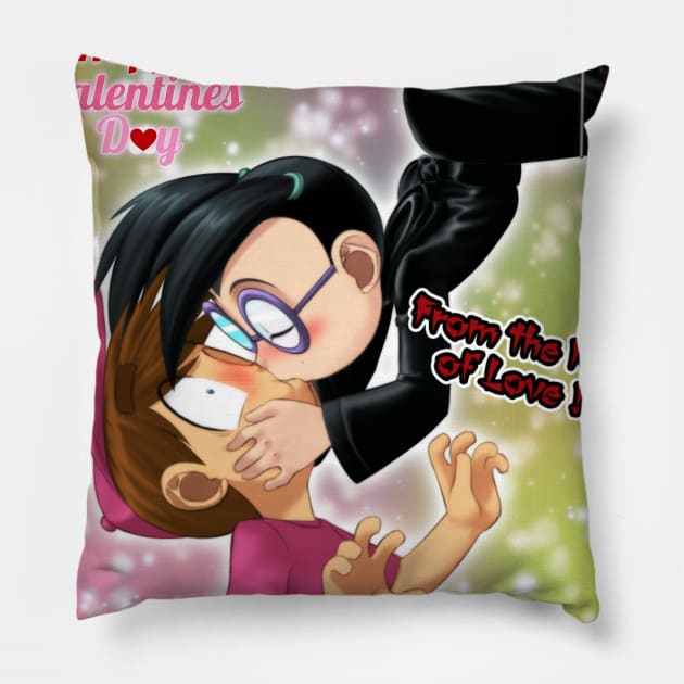 FOP - Timmy X Tootie - Ninja of Love Pillow by Reddanmanic