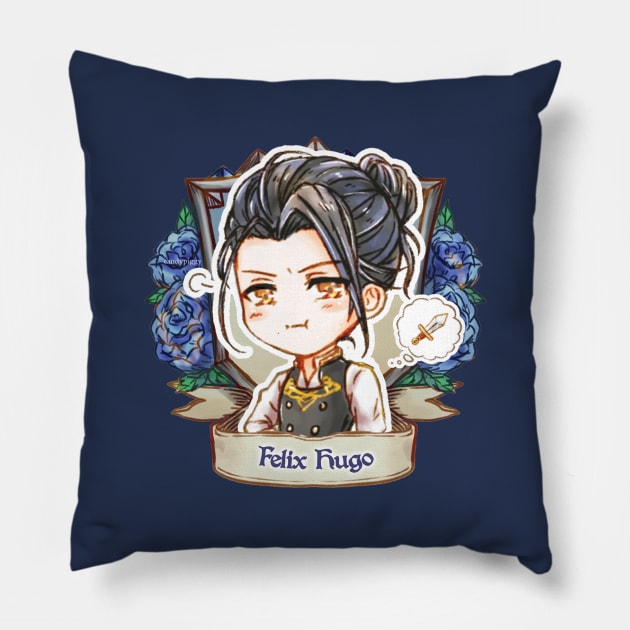 Felix of the Blue Lions! Pillow by candypiggy