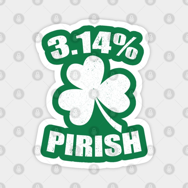 Pi Day St. Patrick's 3.14 Irish Funny Pirish Math Teacher Magnet by LEGO