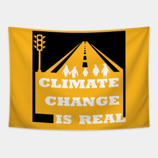 climate change is real, awareness environmental Tapestry