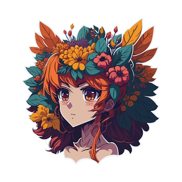 Floral Crown Girl by SpriteGuy95