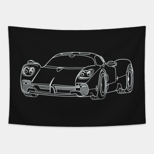 Pagani Utopia racecar Tapestry