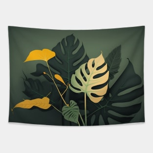 Tropical Jungle Plant Tapestry