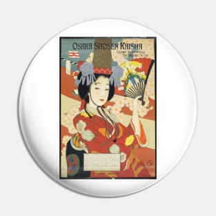 Japanese Fashion Vintage Poster Pin