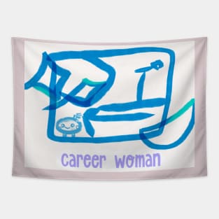 CAREER WOMAN Tapestry