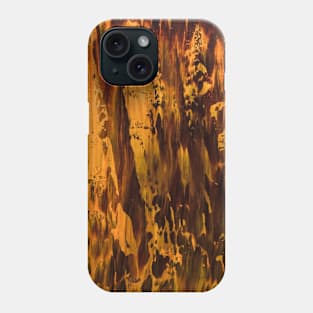 Abstract Art #13.2 - The Golden Light Of The Universe - Abstract Painting Phone Case