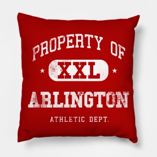 Arlington Vintage Distressed College Property XXL Pillow