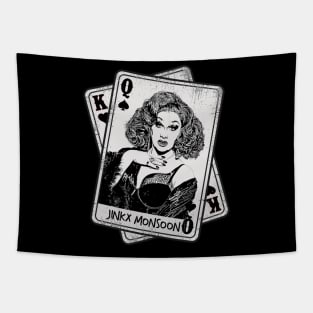 Retro jinkx Monsoon Card Style Tapestry