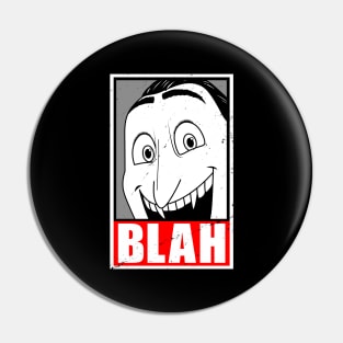 Count Dracula Blah Funny Obey The Count Spooky Transylvania Meme Pin