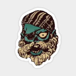 Pirate Zombie Magnet