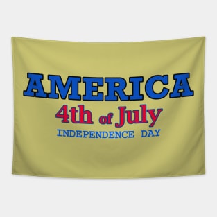 America 4th of July Independence Day Tapestry