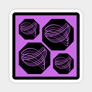 Octagon pattern Magnet