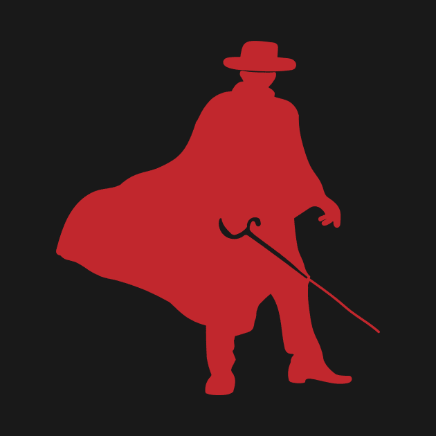 Zorro's Silhouette (Red) by Graograman