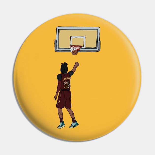 Darius Garland Jumpshot Pin by rattraptees