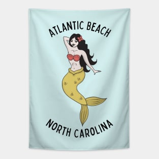 Atlantic Beach North Carolina Mermaid Tapestry