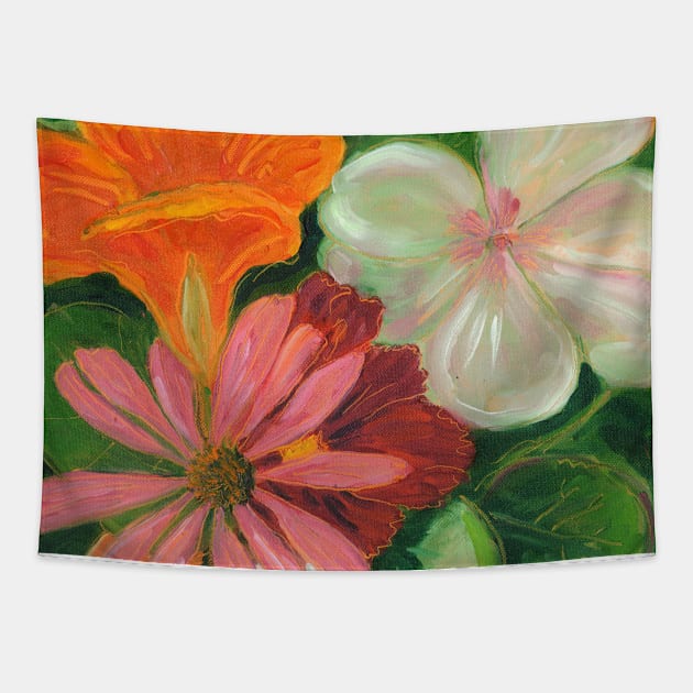 Summertime is flowers time Tapestry by HelenDBVickers