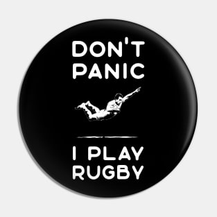 Rugby Players Don't Panic Pin