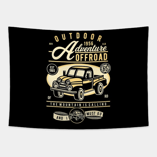 Outdoor offroad Tapestry by Tempe Gaul