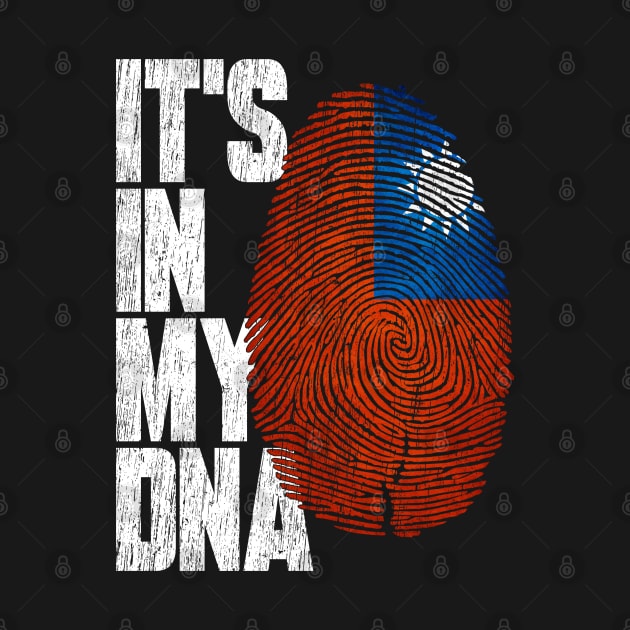 It's In My DNA Taiwanese Shirt Proud Hispanic Gift Taiwan Flag by heart teeshirt