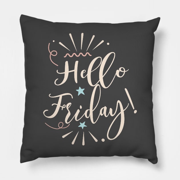Hello Friday Pillow by TVmovies