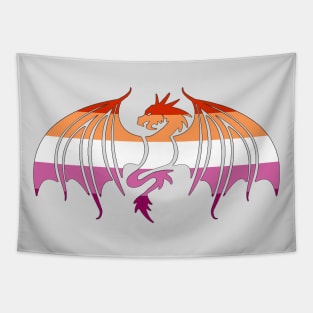 Lesbian Pride Dragon Tapestry