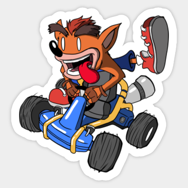 Crash Team Racing - Gaming - Sticker