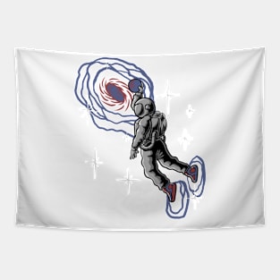 Astrounaut Basketball Tapestry