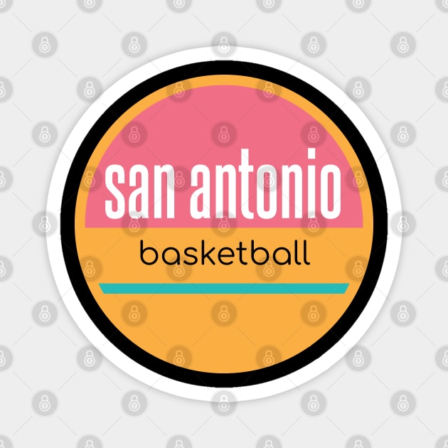 san antonio spurs basketball Magnet by BVHstudio