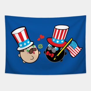 Poopy & Doopy - Independence Day Tapestry