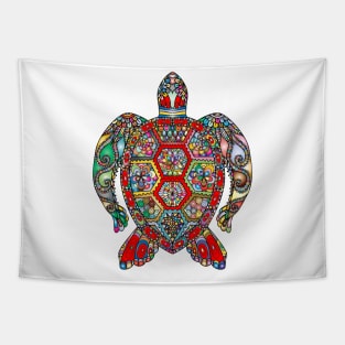 Colorful Turtle Tapestry