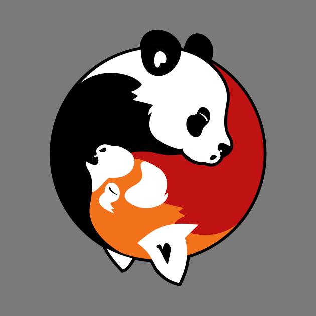 Yin Yang Pandas by marieltoigo