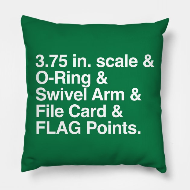 G I Joe... keep it classic Pillow by C E Richards