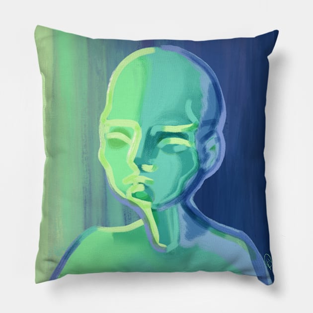 Enlightened Pillow by K.i.D.