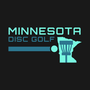 Minnesota Disc Golf - Disc Line Light Green T-Shirt