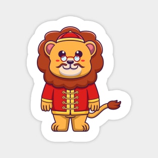 cute chinese lion Magnet