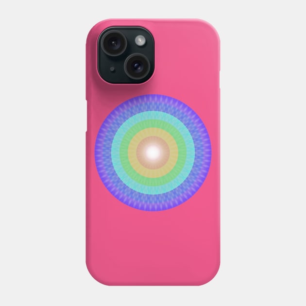 Rainbow Light - 3 - On the Back of Phone Case by ShineYourLight