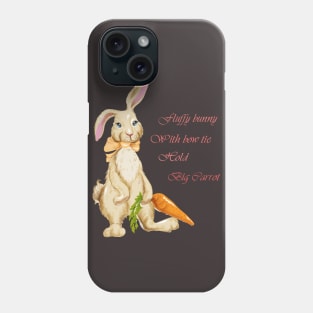 fluffy bunny Phone Case