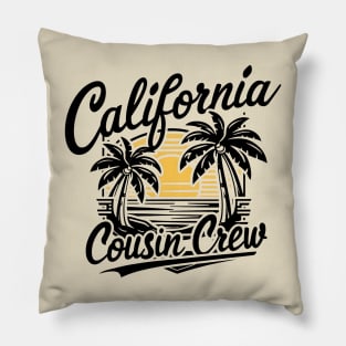 California - cousin crew vintage design Pillow