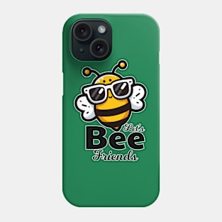 Cute Bee - Let's Be Friends Phone Case